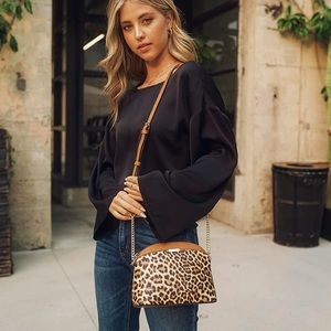 Steve Madden Cheetah Print Crossbody Purse